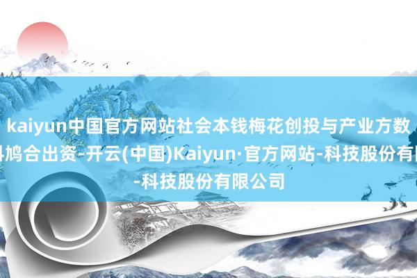 kaiyun中国官方网站社会本钱梅花创投与产业方数智云科鸠合出资-开云(中国)Kaiyun·官方网站-科技股份有限公司