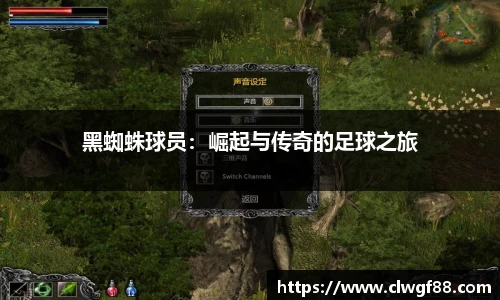 黑蜘蛛球员：崛起与传奇的足球之旅